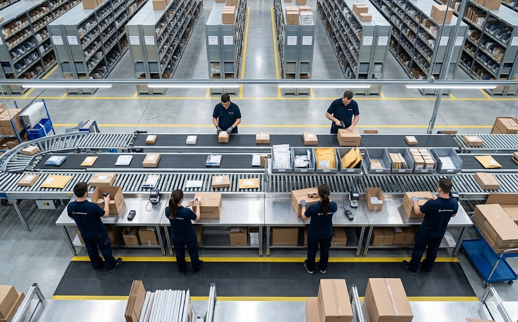 Factory pickup and origin operations