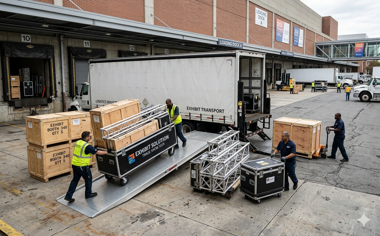 Trade show logistics
